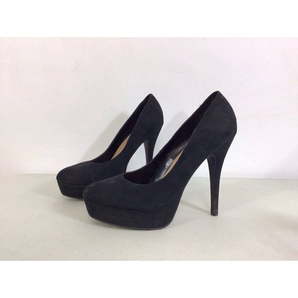 Lauren Conrad Suede Heels Platform Pumps Womens 9 - Picture 6 of 7
